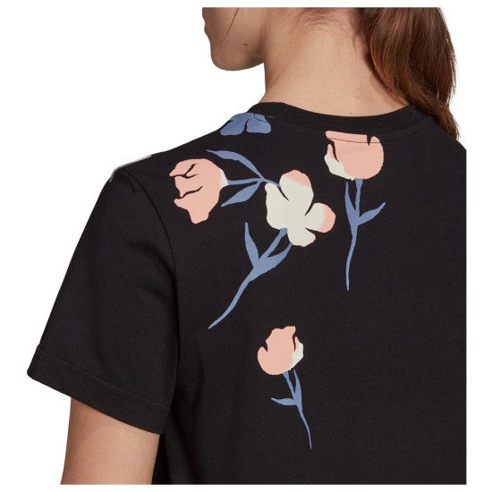 Adidas Γυναικεία κοντομάνικη μπλούζα floral